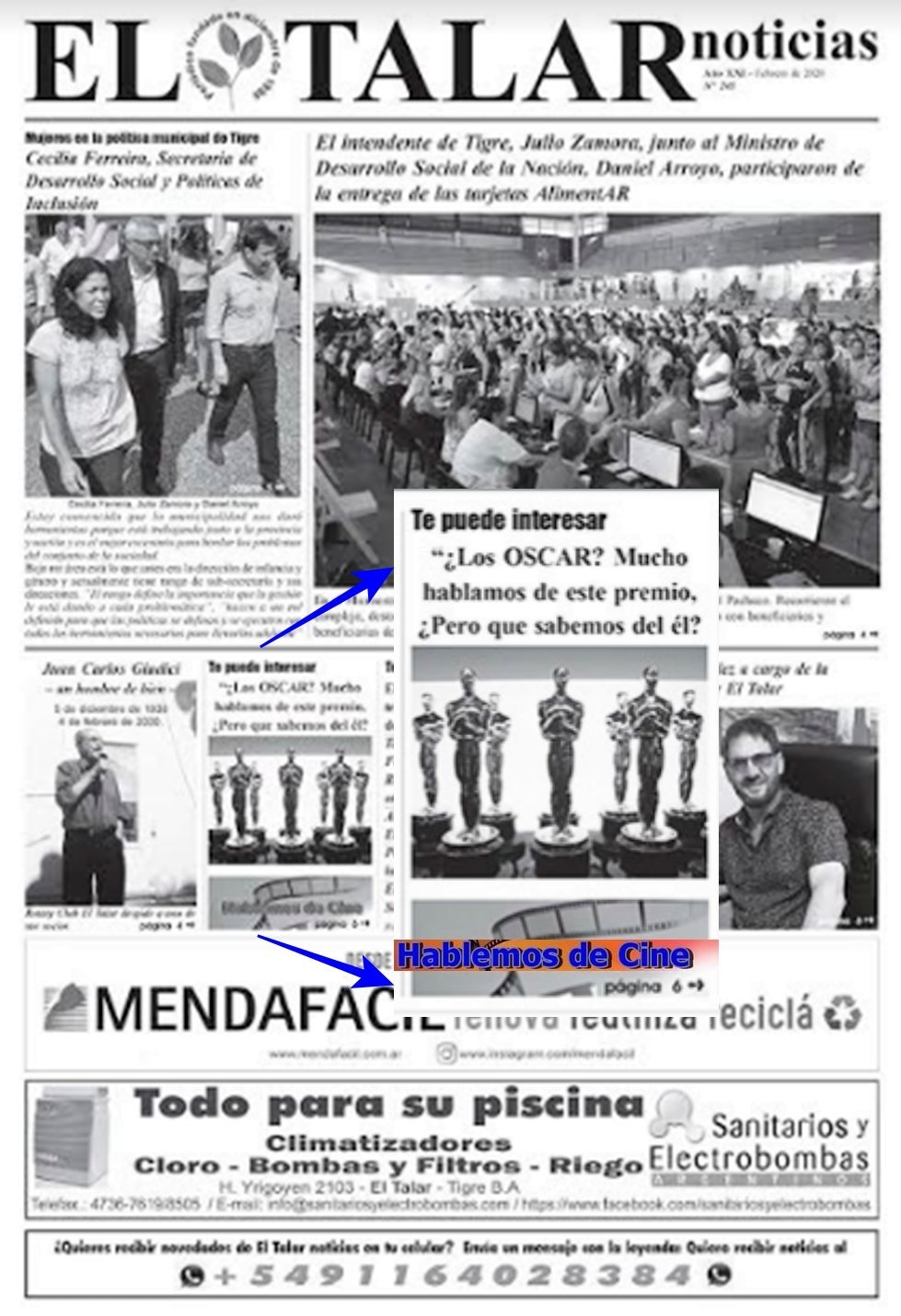 ¿Los Osacar? Mucho hablamos de este premio. ¿Pero qué sabeos de él? NOTA 2