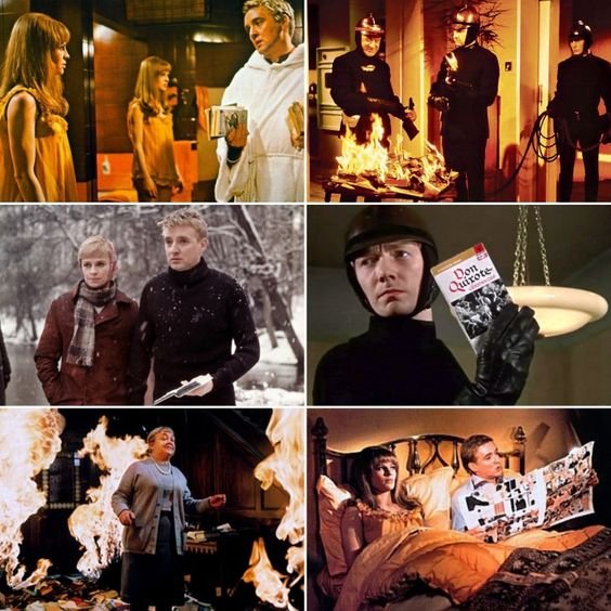 Cᵢₙₑ y ᵣₑₗᵢdₐd           La Quema de Libros: De la Historia a la Ficción en Fahrenheit 451