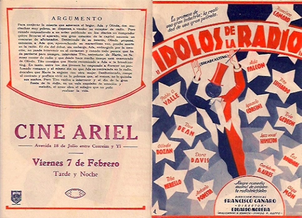 .•CINE Y TECNOLOGÍA•.            “La Radio en el Cine”