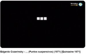 "ᴾᵒʳ ˢᵘᵉʳᵗᵉ ⁿᵒˢ Qᵘᵉᵈᵒ ˢᵘ ᵒᵇʳᵃ"   EDGARDO COZARINSKY