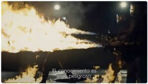 Cᵢₙₑ y ᵣₑₗᵢdₐd           La Quema de Libros: De la Historia a la Ficción en Fahrenheit 451