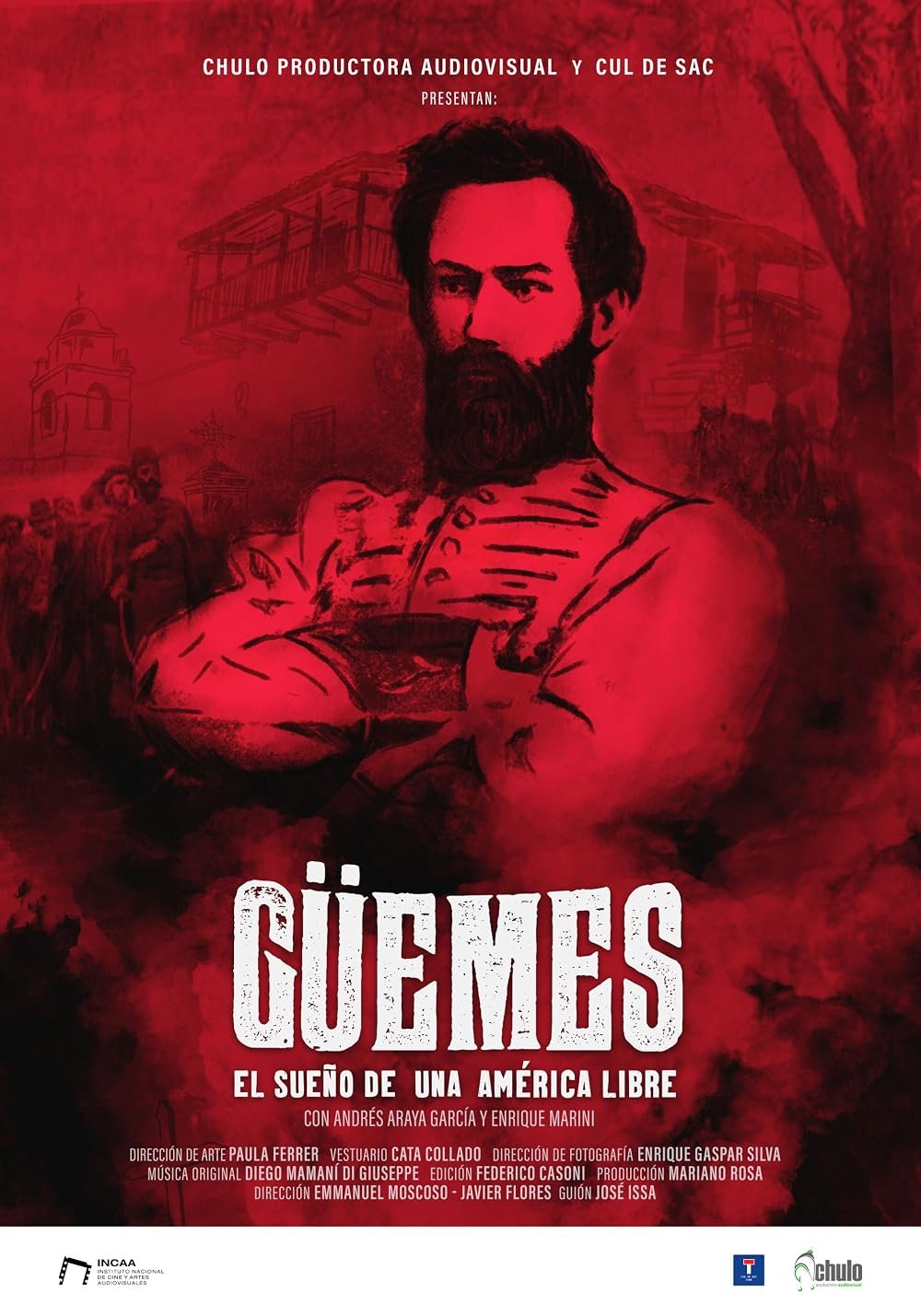 𝓒𝓲𝓷𝓮 𝔂 𝓗𝓲𝓼𝓽𝓸𝓻𝓲𝓪             Martín Miguel de Güemes en la pantalla argentina  🌄  Recordando los 205 años de su fallecimiento