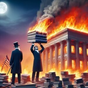 Cᵢₙₑ y ᵣₑₗᵢdₐd           La Quema de Libros: De la Historia a la Ficción en Fahrenheit 451
