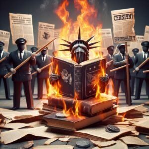 Cᵢₙₑ y ᵣₑₗᵢdₐd           La Quema de Libros: De la Historia a la Ficción en Fahrenheit 451
