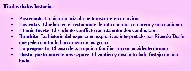 ℝ𝕖𝕔𝕠𝕣𝕕𝕒𝕞𝕠𝕤 𝕖𝕝 𝕖𝕤𝕥𝕣𝕖𝕟𝕠 𝕕𝕖                        Relatos salvajes