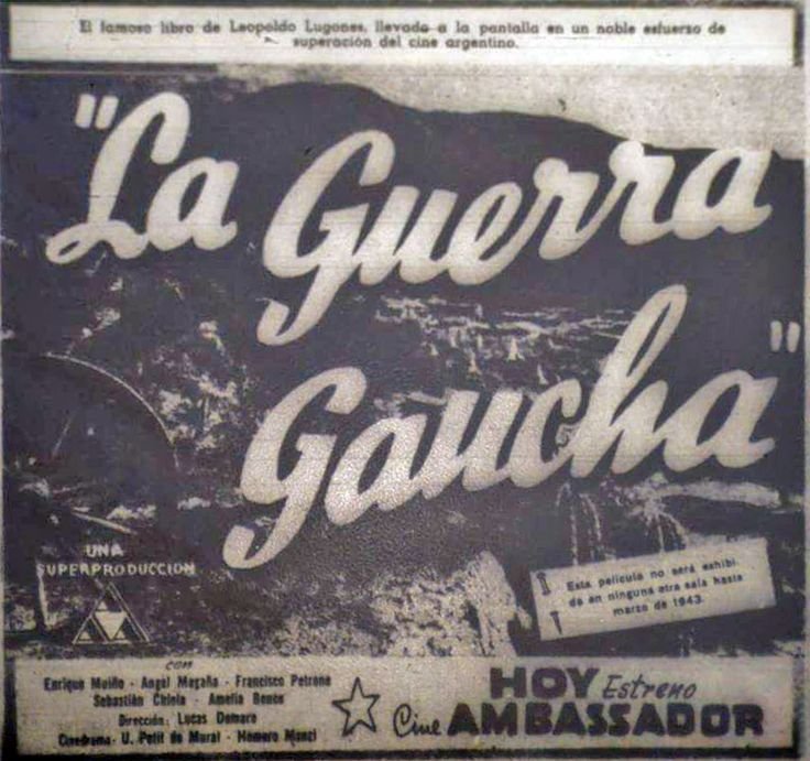ℝ𝕖𝕔𝕠𝕣𝕕𝕒𝕞𝕠𝕤 𝕖𝕝 𝕖𝕤𝕥𝕣𝕖𝕟𝕠 𝕕𝕖                               La Guerra Gaucha