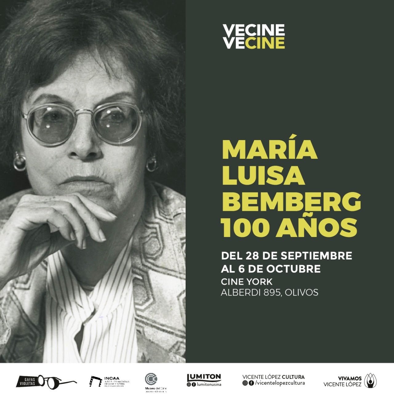 Ciclo  María Luisa Bemberg - 100 años