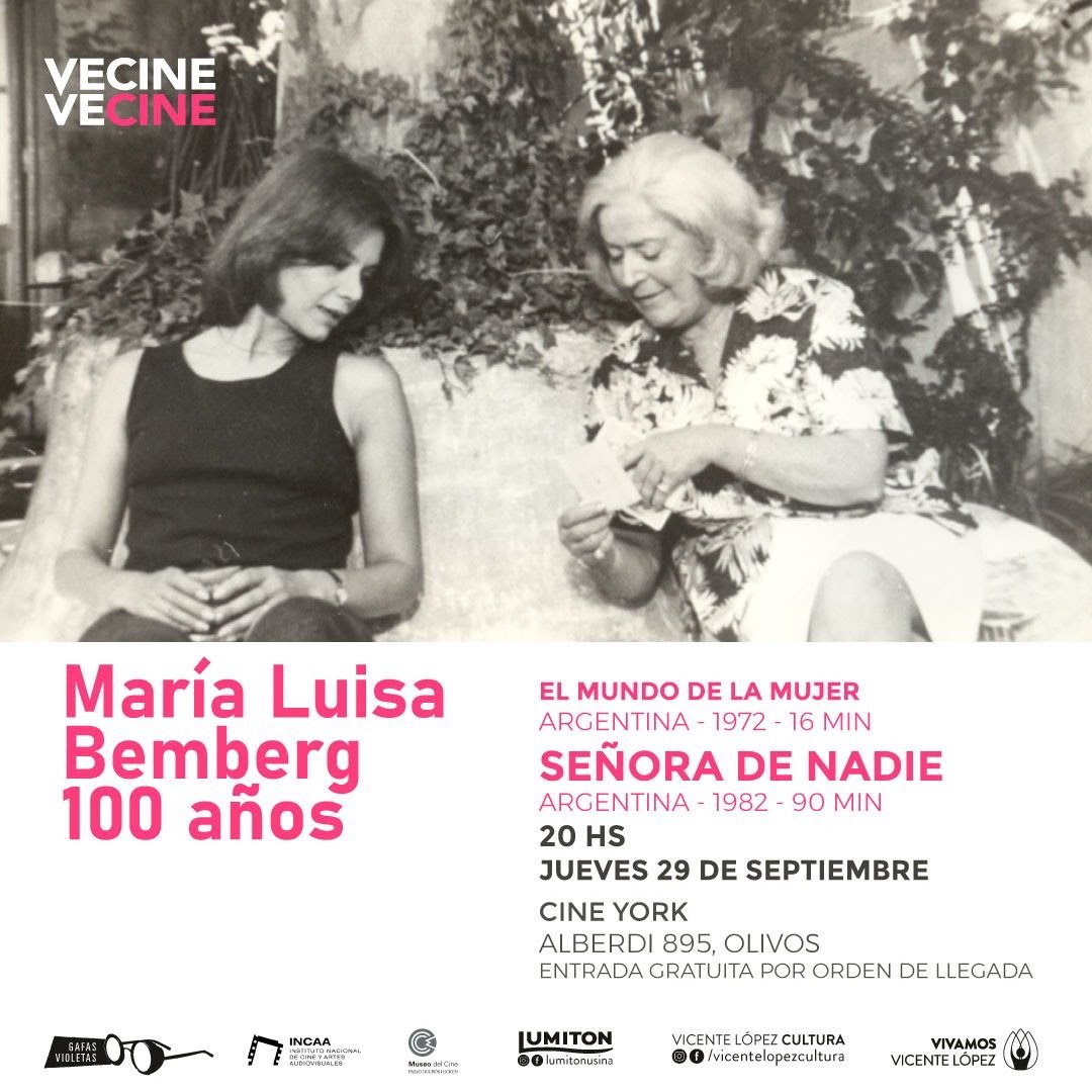 Ciclo  María Luisa Bemberg - 100 años