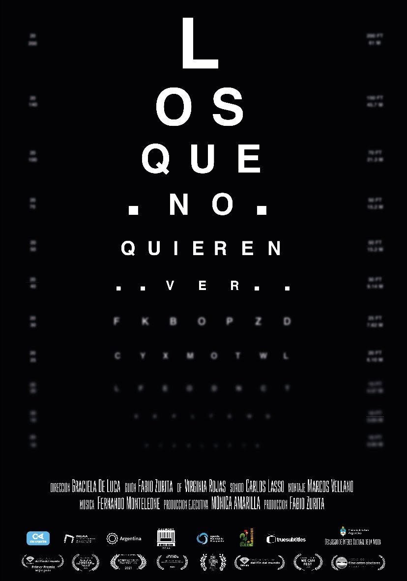 “LOS QUE NO QUIEREN VER”, una película de GRACIELA DE LUCA